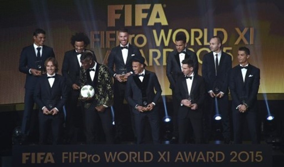 2015 FIFA Altın Top Ödülü 5. kez Messi'nin oldu - 2