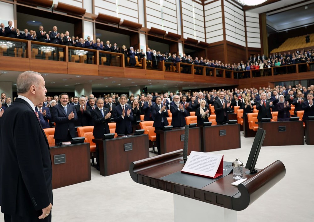 Cumhurbaşkanı Erdoğan'ın Meclis'teki yemin töreninden kareler - 8