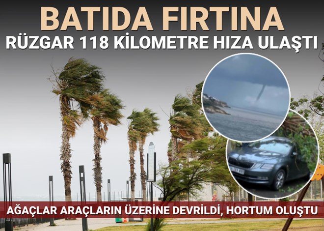 İstanbul, Antalya ve İzmir'de fırtına var
