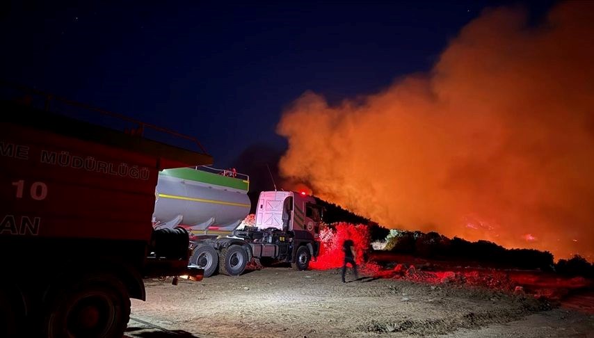 Çanakkale'deki yangının çıkış nedeni belirlendi