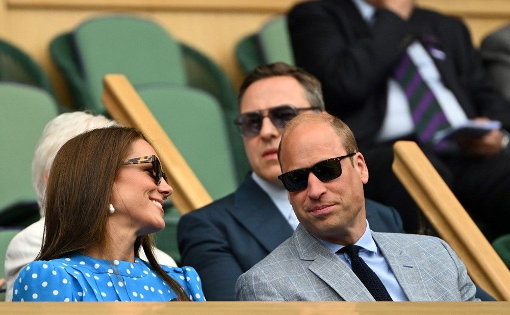 Kate Middleton ve Prens William 2022 Wimbledon Tenis Turnuvası'na katıldı - 2