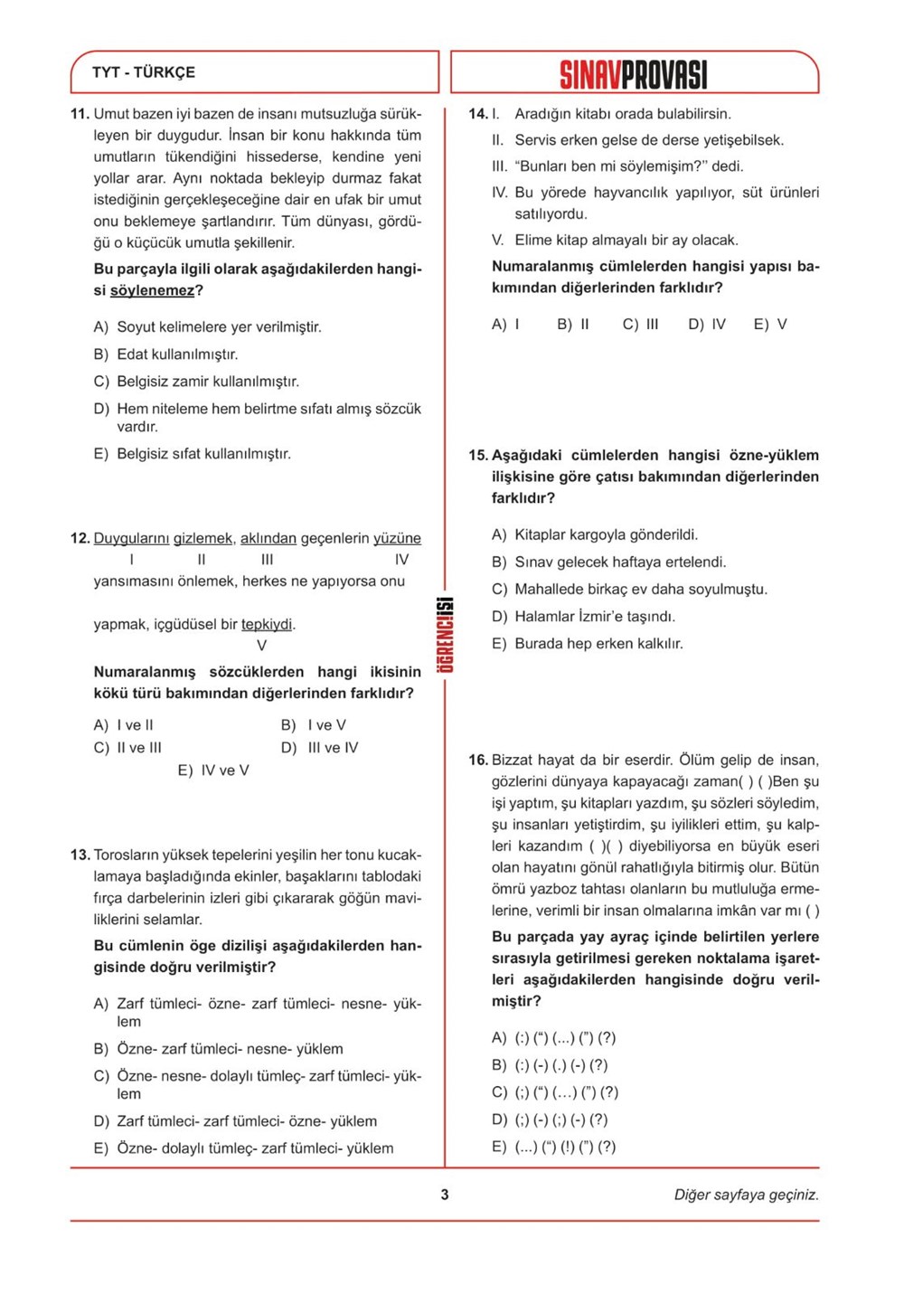 Altin Karma 2020 Tyt 1 Oturum 10 Deneme Seti Turuncu Adam Kitabevleri Iyi Gelecek