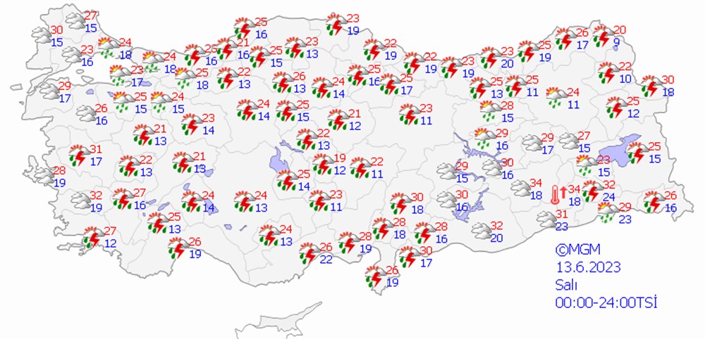 Meteoroloji'den 32 il için uyarı (bugün hava nasıl olacak?) - 5