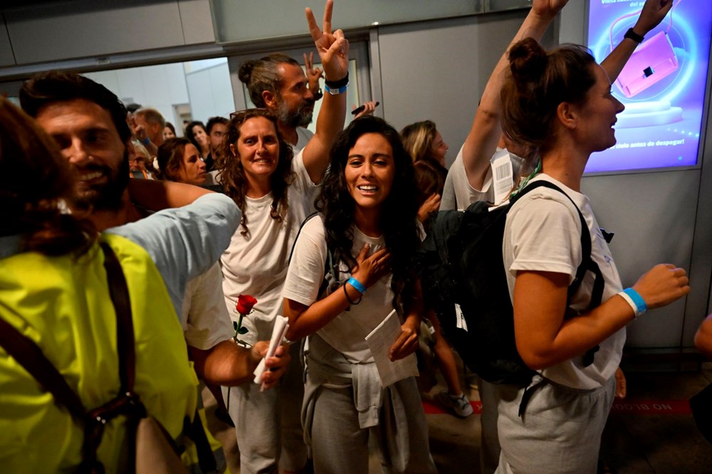 Sumud aktivistleri kahramanlar gibi karşılandı - 7