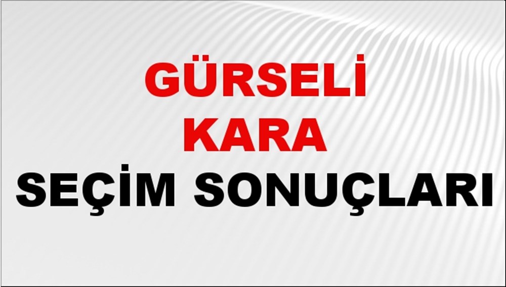 Gürseli Kara Seçim Sonuçları 2024 Canlı: 31 Mart 2024 Türkiye Gürseli Kara Yerel Seçim Sonucu ve İlçe İlçe YSK Oy Sonuçları Son Dakika - 1