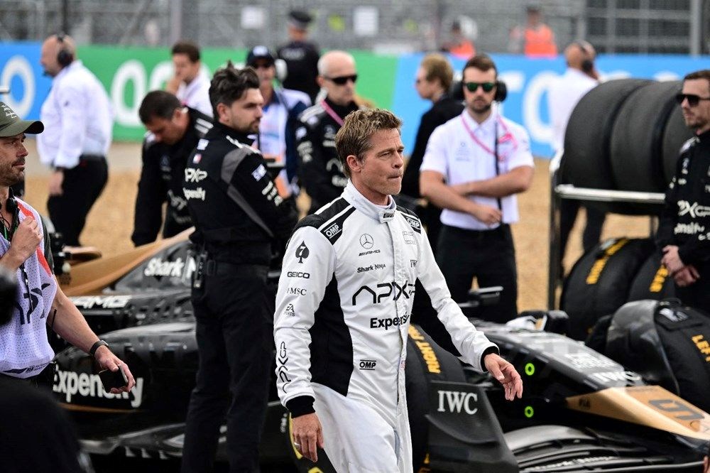 Brad Pitt'in Formula 1 filminin çekimleri grev nedeniyle durdu - 3