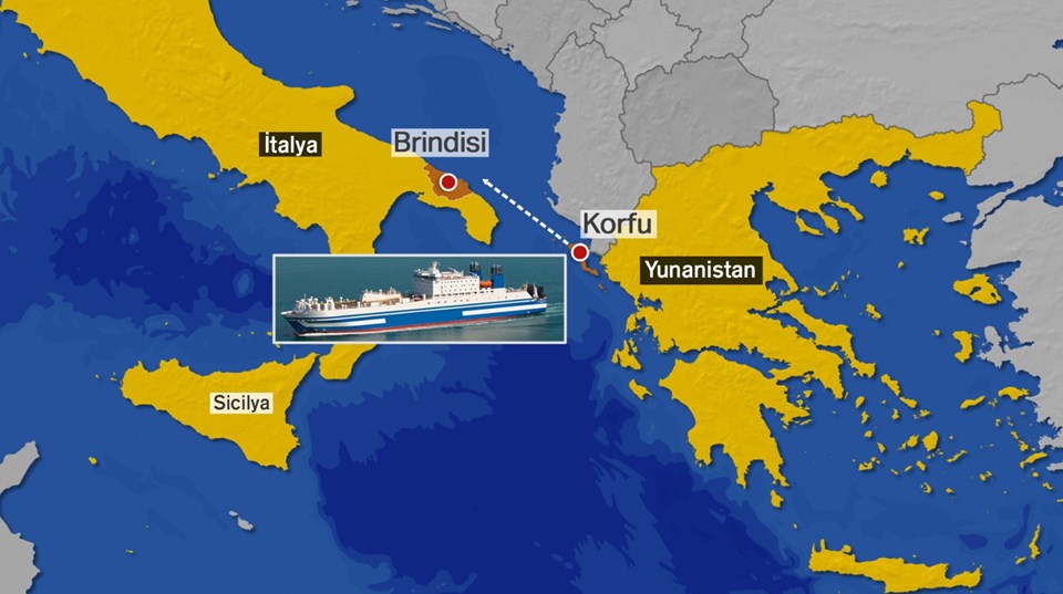SON DAKİKA HABERİ: Yunanistan'da yolcu gemisinde yangın - 1