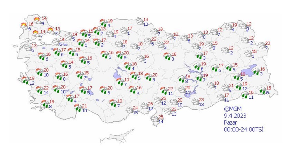 41 ile uyarı: Fırtına, toz taşınımı, kuvvetli yağış (Bu hafta hava nasıl olacak?) - 11