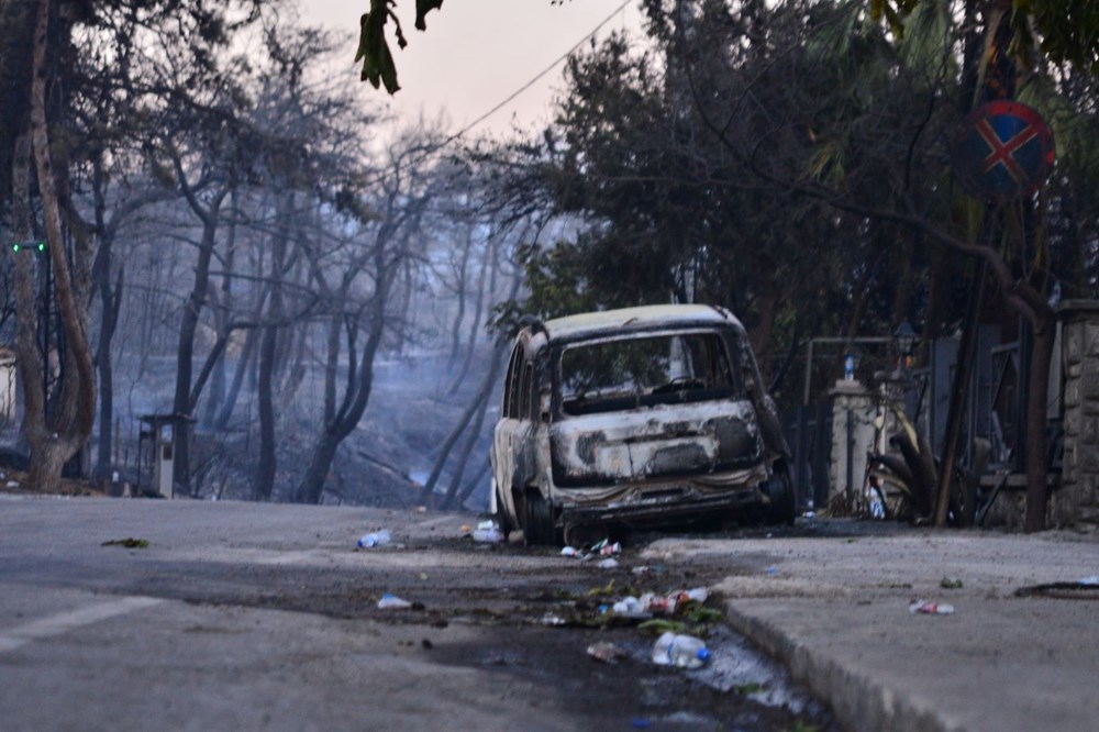 Çanakkale Güzelyalı'da yangın: Villalar ve otomobiller küle döndü, köyler boşaltıldı - 5