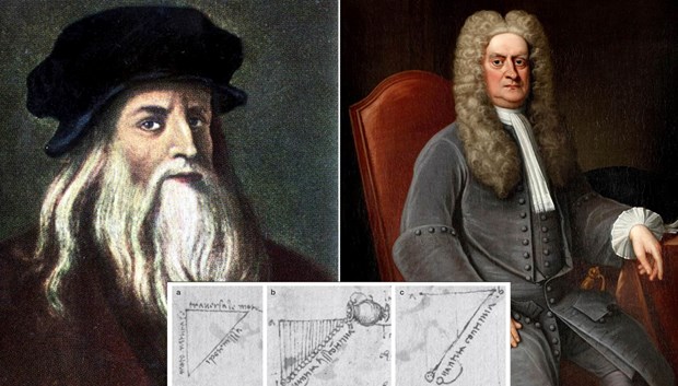 Scoperta che riscriverà la storia: Leonardo da Vinci potrebbe aver scoperto la gravità prima di Isaac Newton