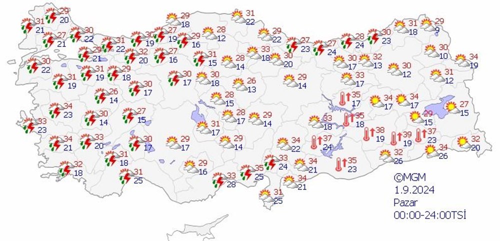 Meteorolojiden İstanbul dahil 13 ile sarı kodlu uyarı: Hafta sonuna dikkat! - 14
