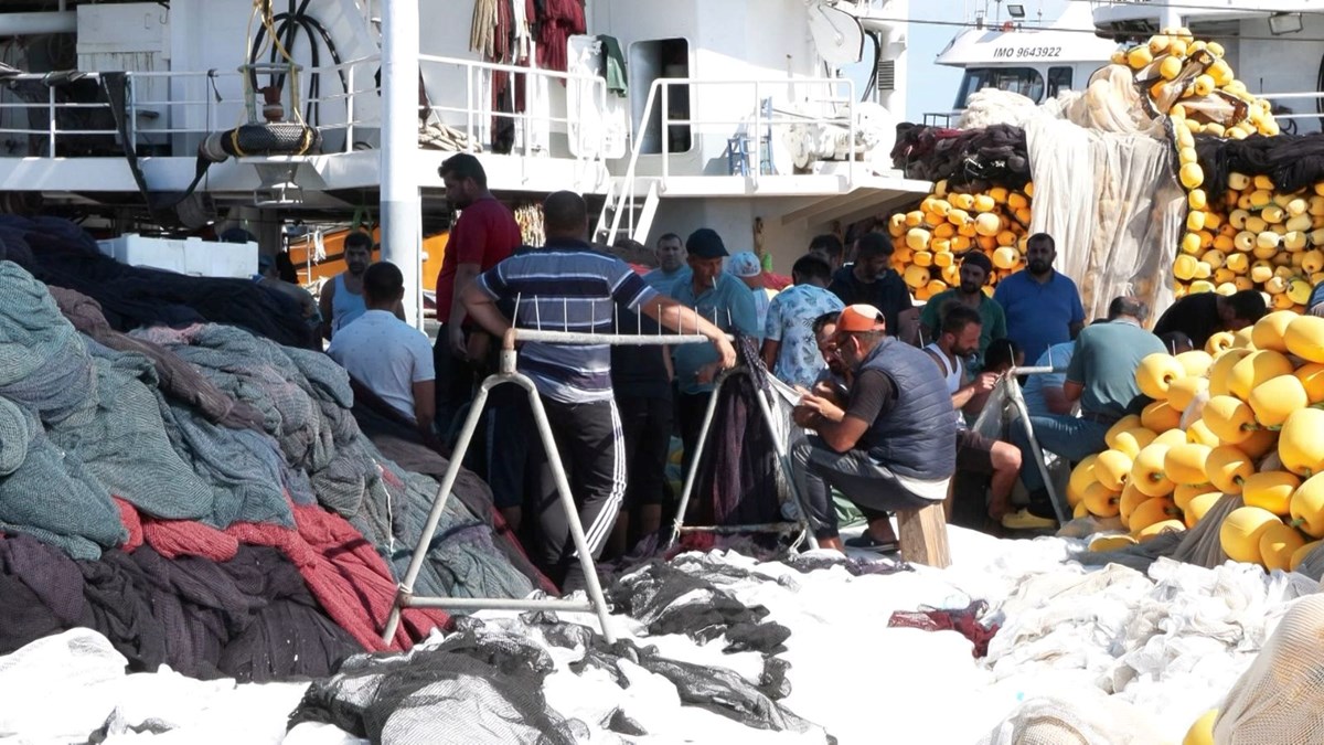 Balık halinde esnaf ile balıkçı arasında fiyat tartışması Balık halinde esnaf ile balıkçı arasında fiyat tartışması