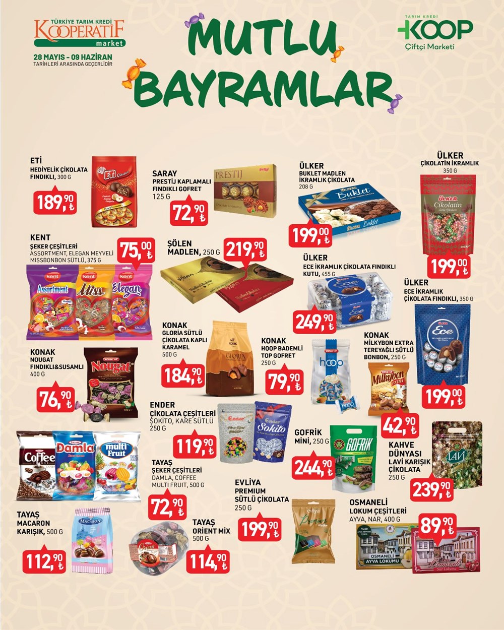 Tarım Kredi KOOP marketleri 28 Mayıs-9 Haziran indirimli eserler listesi 2025: Bayram’a özel indirimler reyonlarda 79 BqbZfv1WPUGbfr5QWnOcNg