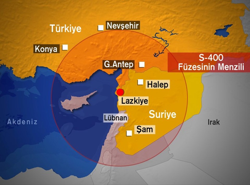 Rusya S-400 füzelerini Suriye'ye konuşlandırdı - 1