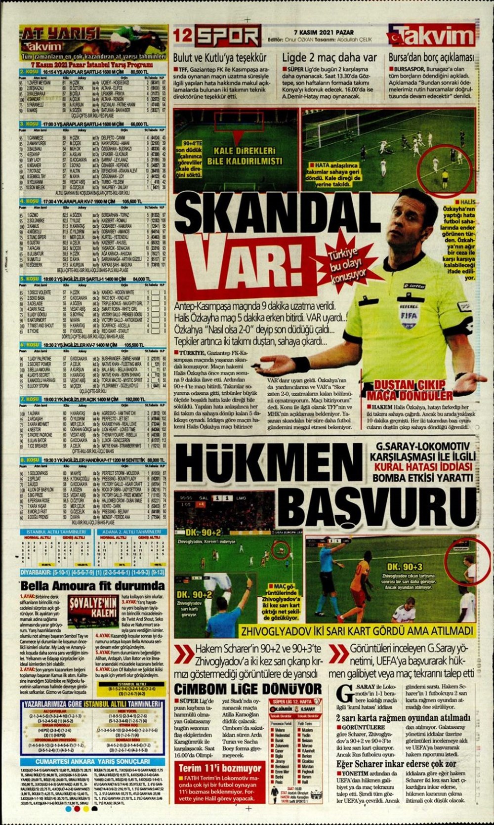 Günün spor manşetleri (7 Kasım 2021) - 18