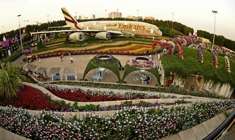 Dünyanın en büyük çiçek bahçesi Dubai'de açıldı - 8