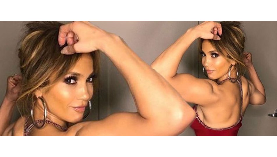 Jennifer Lopez’den ‘vücut geliştirme şov’