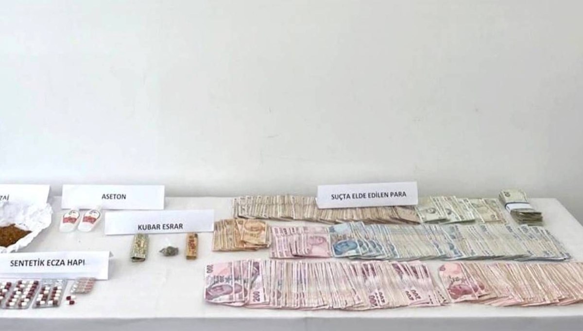 Mersin'de uyuşturucu operasyonu