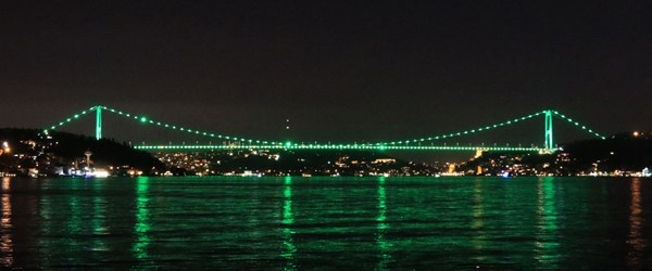 İstanbul "serebral palsi" için yeşile büründü