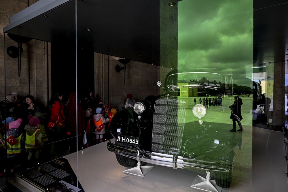 Atatürk'ün restore edilen otomobili Anıtkabir'de sergileniyor - 8