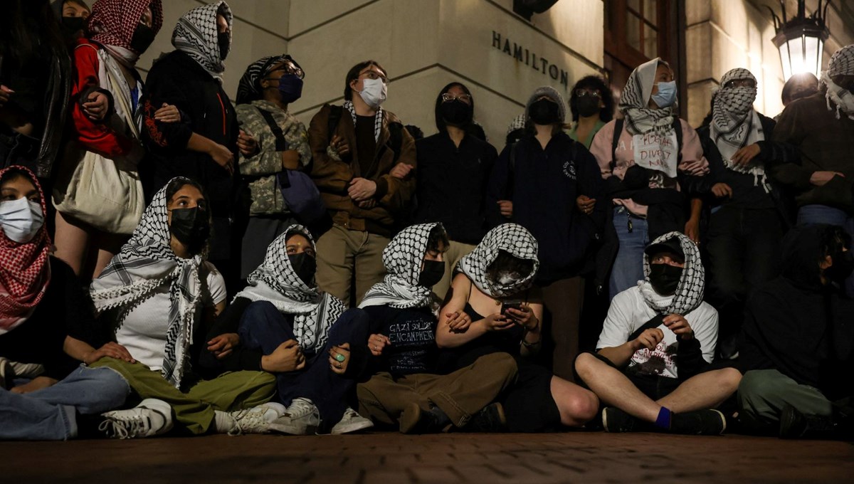 Gazze protestoları | Columbia Üniversitesi mezuniyet törenini iptal etti