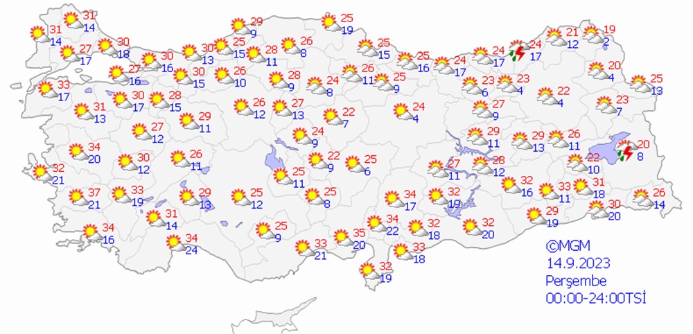 Meteoroloji'den 10 il için sağanak yağış uyarısı - 6