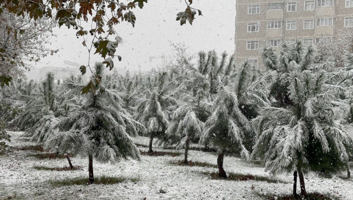 İstanbul'un yüksek kesimlerinde kar yağışı