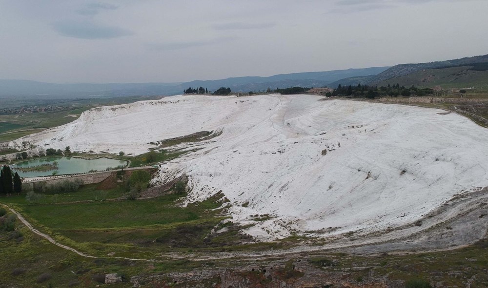 pamukkale travertenleri artik daha beyaz ntv