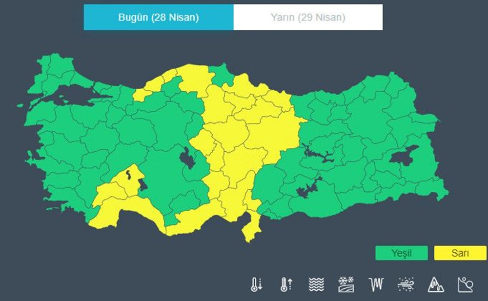 Meteoroloji'den 22 il için uyarı! (Bugün hava nasıl olacak) - 5