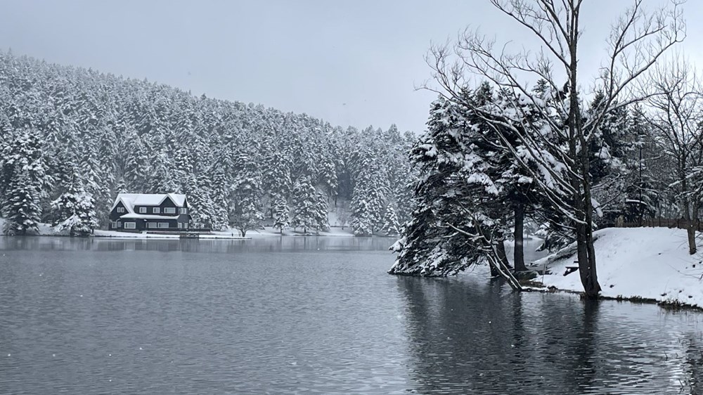 Gölcük Tabiat Parkı'ndan kar manzaraları - 6