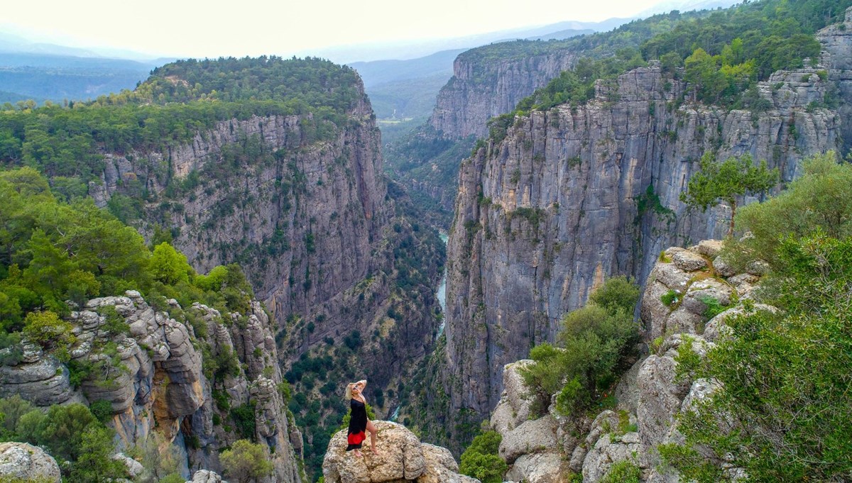 Antalya'nın büyüleyici kanyonları turist bekliyor