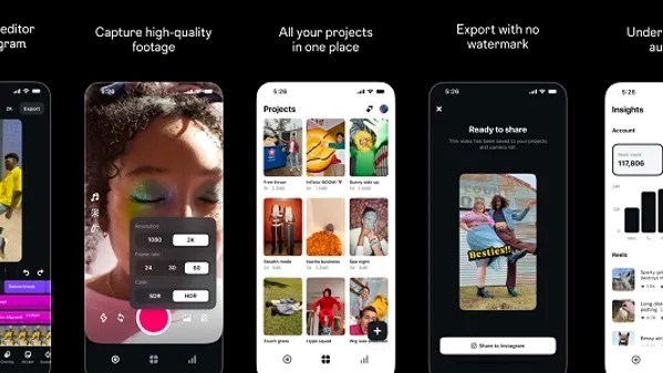 Instagram'dan TikTok ve CapCut'a rakip uygulama: Video oluşturma uygulaması Edits tanıtıldı