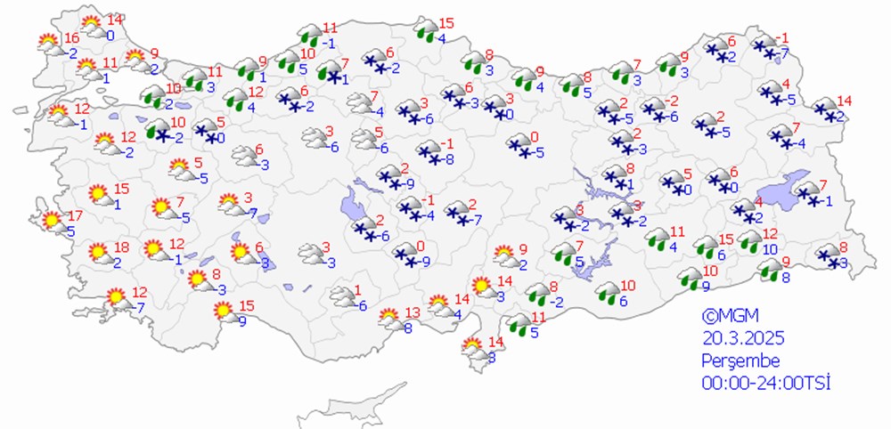 Bahar havası bitti, kış geri geliyor: İstanbul'da bugün yağmur, yarın kar bekleniyor - 9