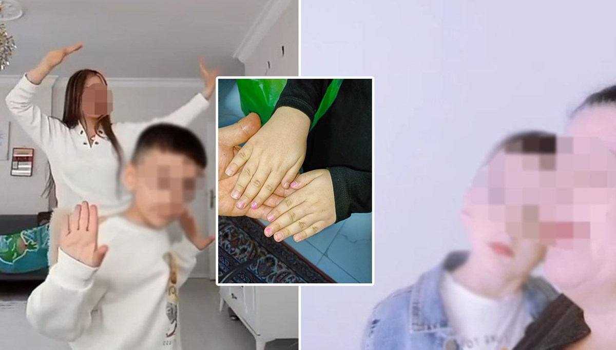 Ellerine oje sürdüğü oğlunu TikTok'ta dans ettirdi, baba velayet davası açtı