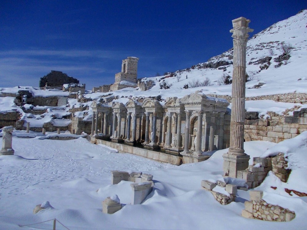 'Aşkların şehri' Sagalassos'u 42 binden fazla kişi ziyaret etti - 17
