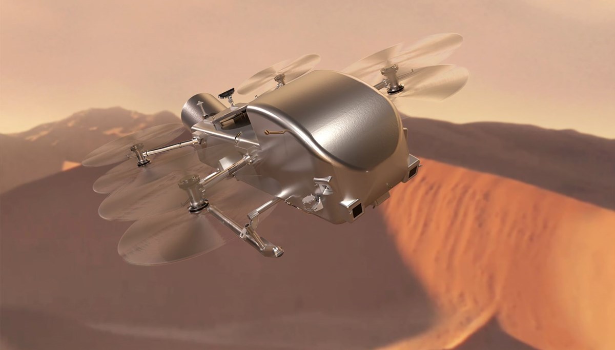 NASA'dan Satürn'ün uydusuna çığır açacak yolculuk: Dragonfly uçuşu onay aldı