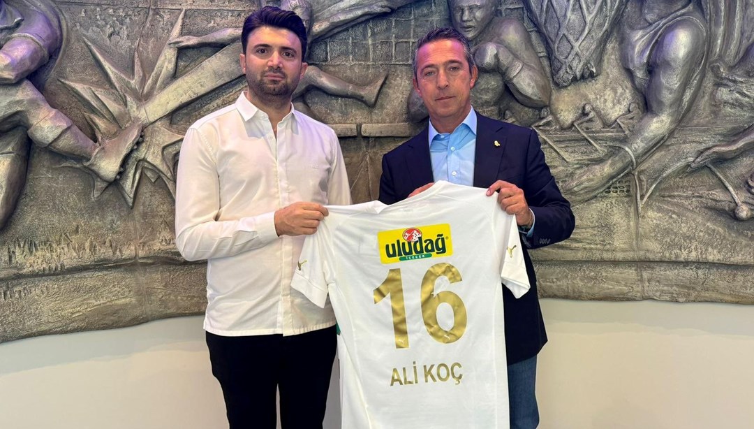 Bursaspor Başkanı Enes Çelik, Fenerbahçe Başkanı Ali Koç’u ziyaret etti