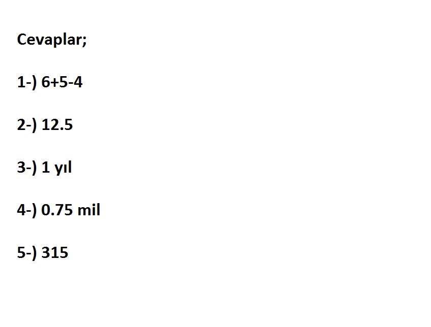 Ustun Zekalilar Testinden Matematik Sorulari Ntv