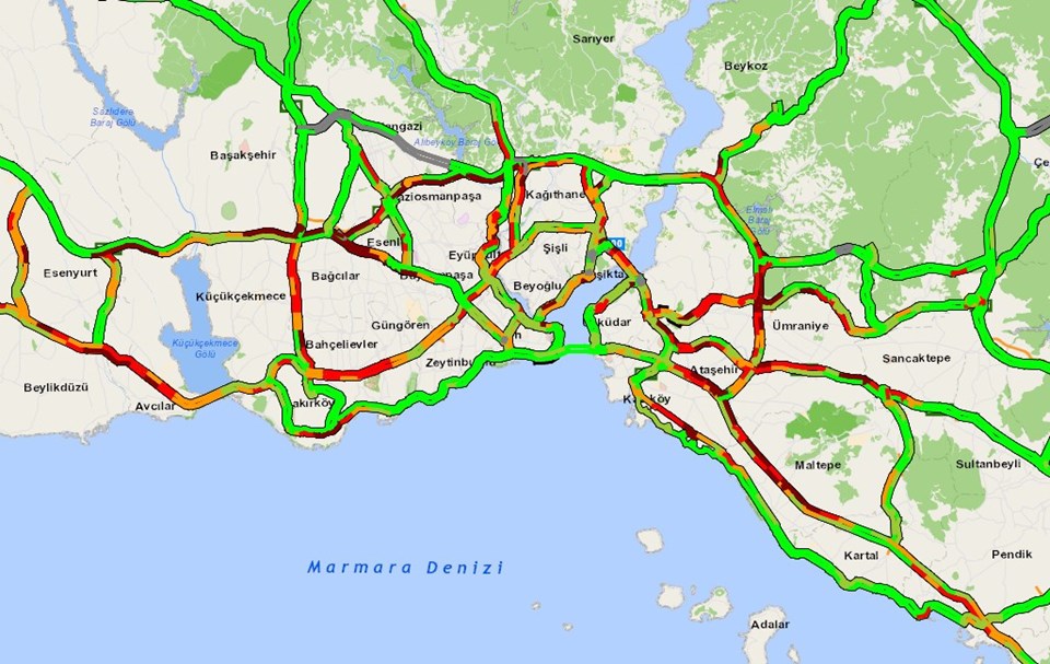 İstanbul trafiğinde son durum (8 Eylül 2021) - 1