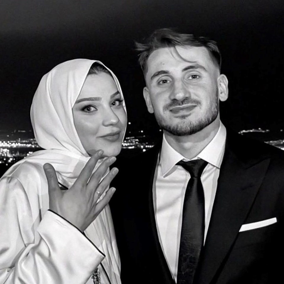 Kerem Aktürkoğlu'ndan nişanlısına jest: Kramponuna adını yazdırdı - 1