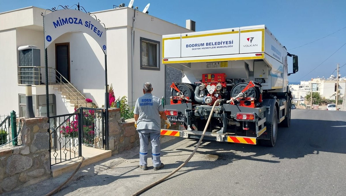 Barajlar kurudu, Bodrum’da su sorunu başladı | Belediye tankerlerle su taşıyor