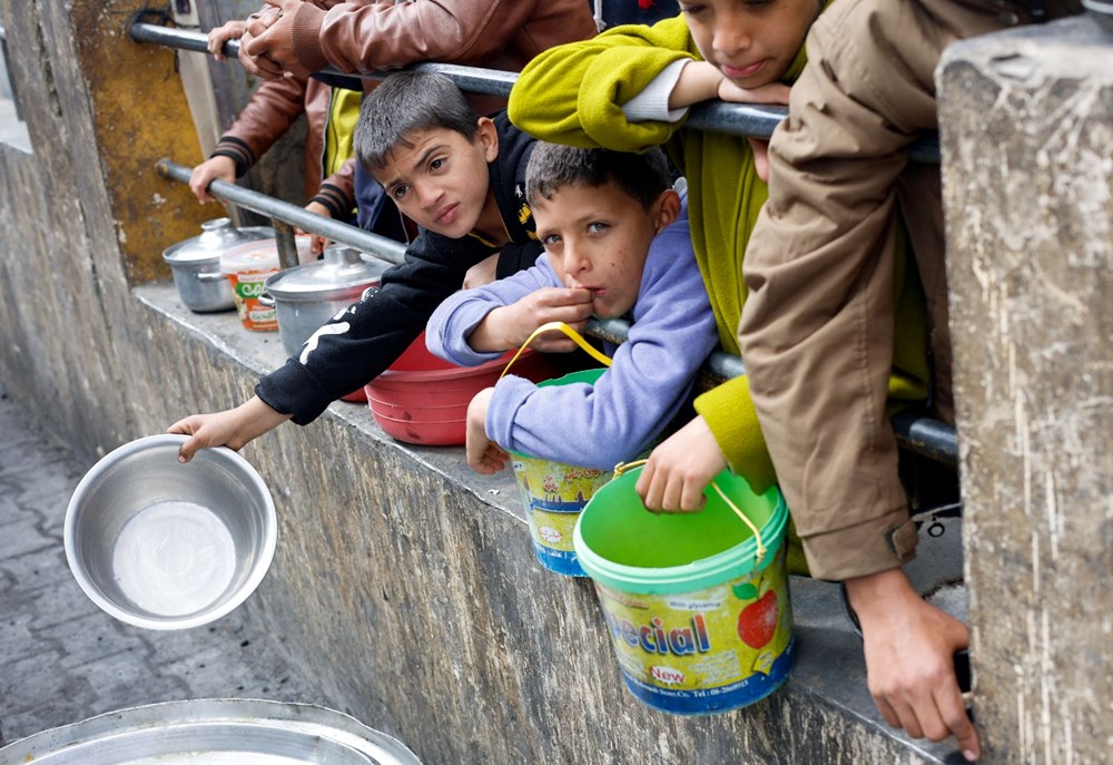 Gazze Şeridi'nde "Yemek istiyoruz" sloganları - 15