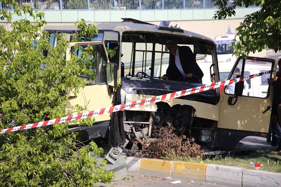 İstanbul'da minibüs kazası: 6 yaralı - 1