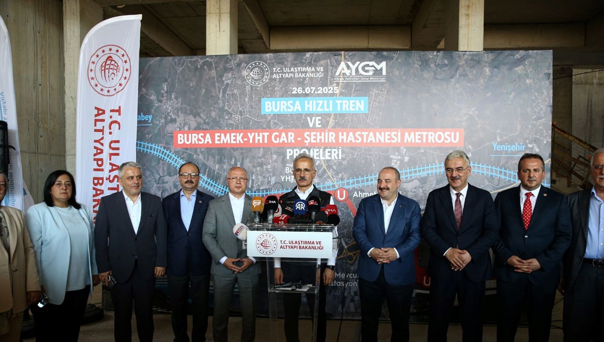 Bakan Uraloğlu Bursa'da devam eden projeleri anlattı
