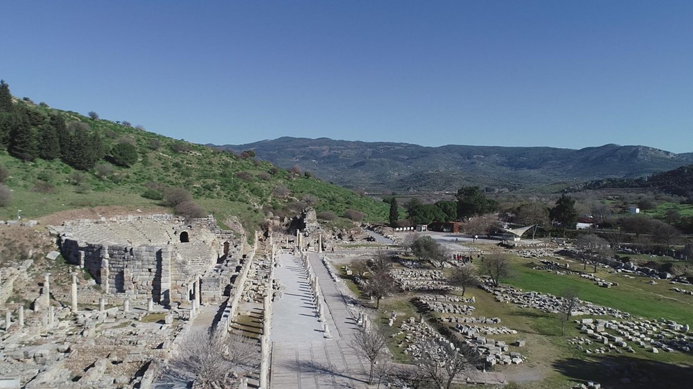 Efes Antik Kenti, pandemi döneminde de güvenli turizmin adresi oldu - 12