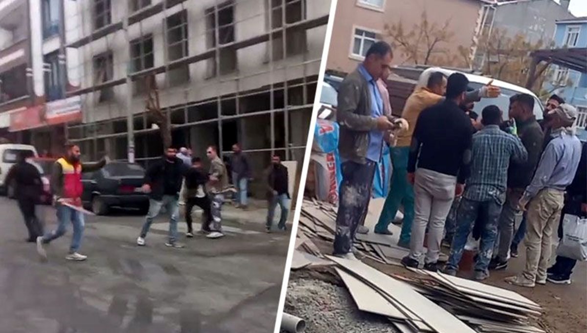 'Arabamı çizdin' kavgasında ortalık savaş alanına döndü