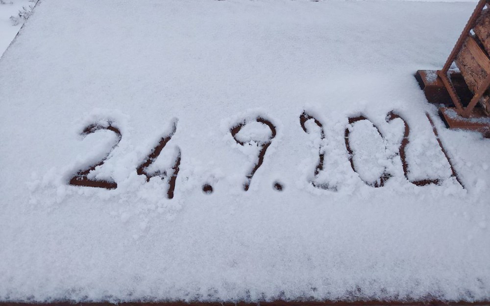 Yurttan manzaralar: Kar erken geldi - 4