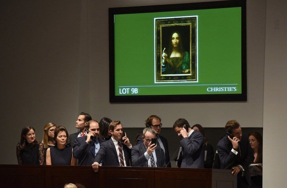 Dünyanın en pahalı tablosu olan Leonardo da Vinci’nin
Salvator Mundi’si NFT olarak satışta - 6