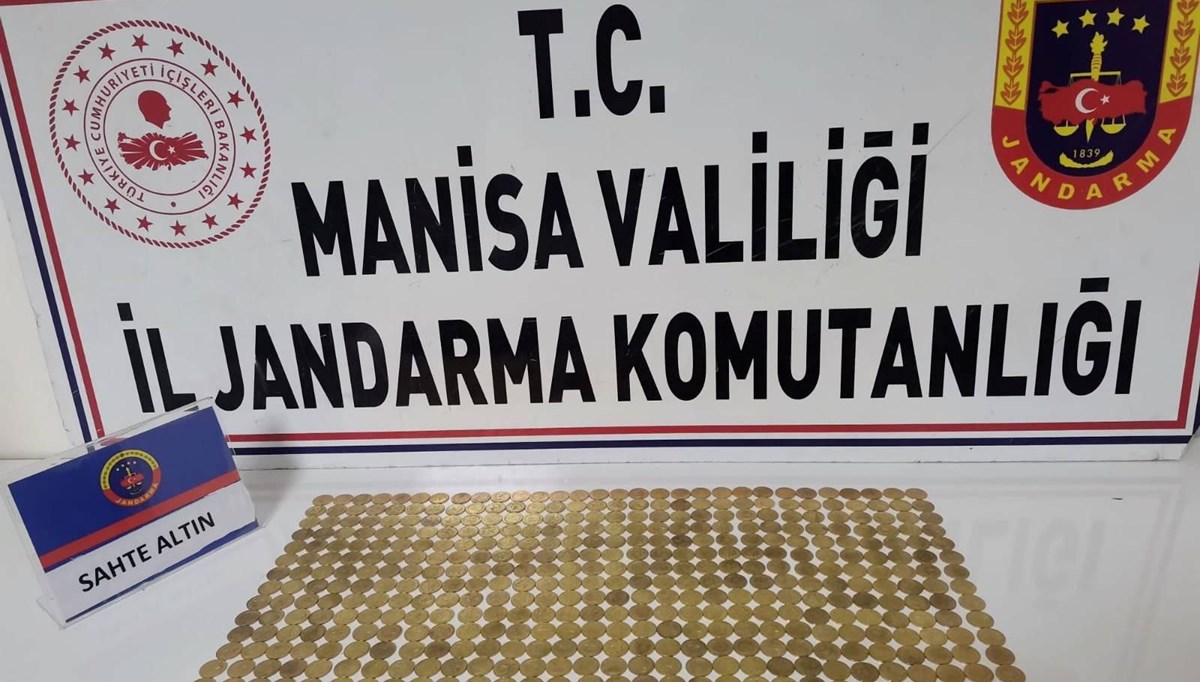 Manisa'da 484 sahte sikke ele geçirildi