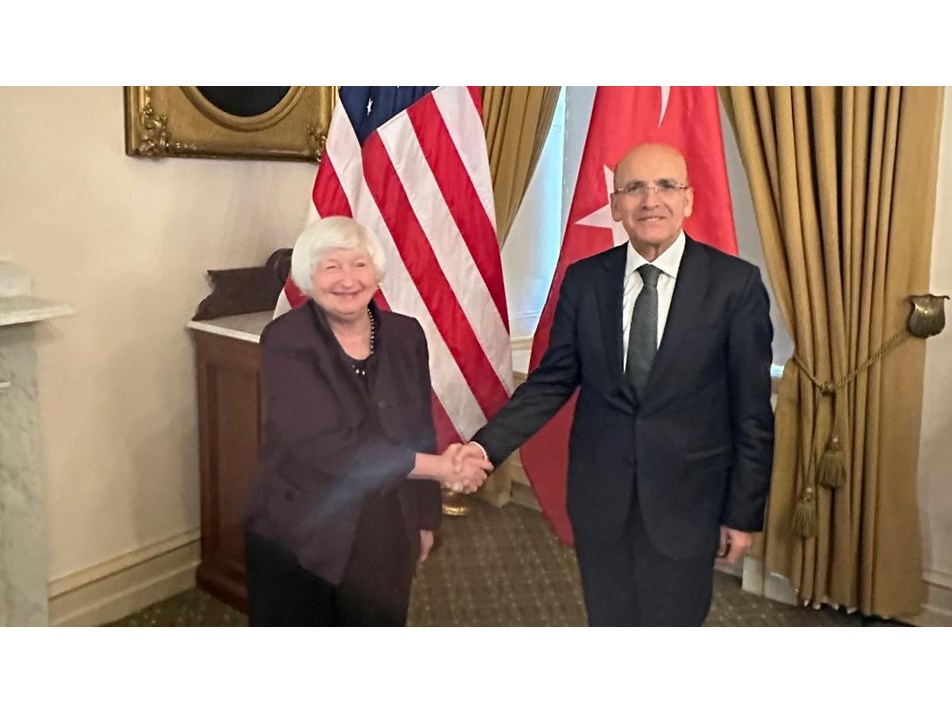 Bakan Şimşek, ABD'li mevkidaşı Yellen ile görüştü